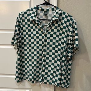 Wild Fable - Checkered Top